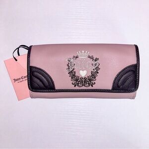 Juicy Couture Heritage Flap Clutch Dusty Blush.